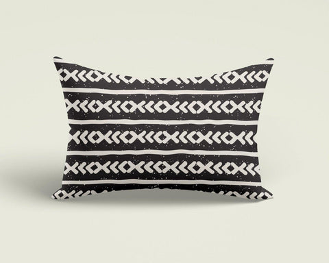 Nordic Scandinavian Pillow Cover|Southwestern Cushion Case|Rug Design Rectangle Pillow Case|Aztec Print Ethnic Lumbar Pillow|Tribal Pillow