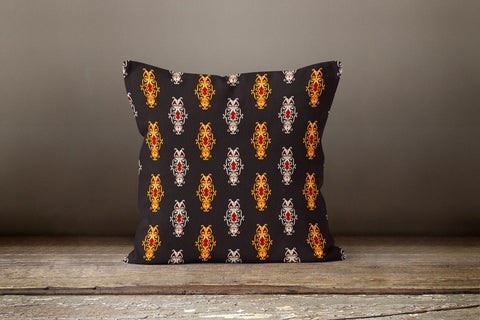 Geometric Pillow Cover|Southwestern Style Cushion Case|Decorative Oriental Pillow Top|Ethnic Pattern Pillow Case|Housewarming Pillow Cover