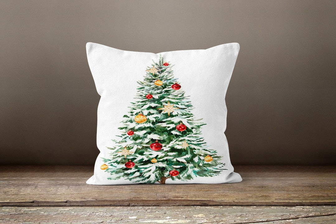 Christmas Pillow Covers|Xmas Tree Decor|Winter Decorative Pillow Case|Xmas Tree Throw Pillow|Outdoor Pillow Cover|Christmas Home Decor