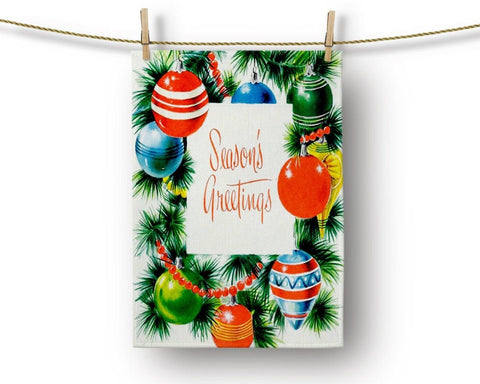 Christmas Kitchen Towel|Merry Christmas Dish Towel|Dwarf Santa/Gnomes Hand Towel|Holly Jolly Towel|Xmas Stockings Tea Towel|Xmas Deer Towel