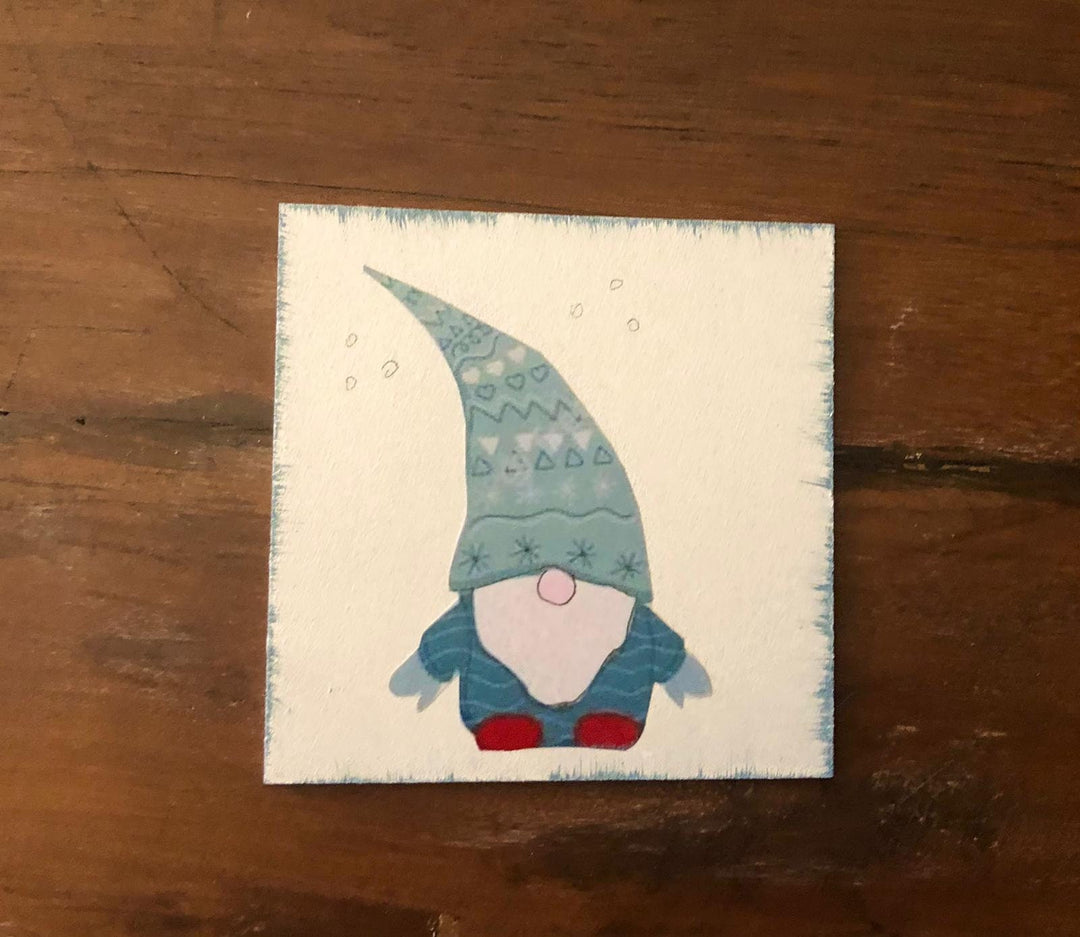 Set of 6 Wooden Dwarf Coaster|Custom Handmade Coaster Set|Christmas Drink Coasters|Original Cute Home Decor|Mug Coaster|Housewarming Gift