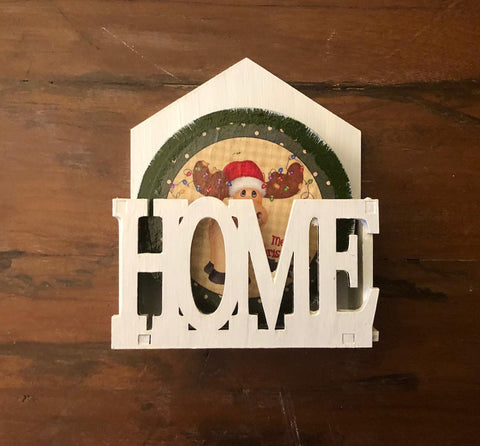 Set of 6 Wooden Christmoose Coaster|Custom Handmade Christmas Ornaments|Christmas Drink Coasters|Original Cute Home Decor|Gifts For Mom