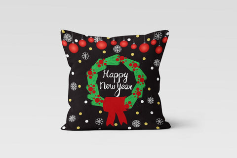 Christmas Pillow Covers|Merry Christmas Cushion Case|Decorative Winter Pillow|Xmas Home Decor|Shine Like a Star, Happy New Year Pillow Cover