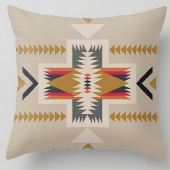 Pillow Cover 12x12|Aztec Collection|Pillow For Bedroom|Santa Fe Pillow|Outdoor Pillow Sham|Rug Pillow Covers|Pillow Cover 22x22|Boho Pillow