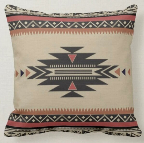 Pillow Cover 12x12|Aztec Collection|Pillow For Bedroom|Santa Fe Pillow|Outdoor Pillow Sham|Rug Pillow Covers|Pillow Cover 22x22|Boho Pillow