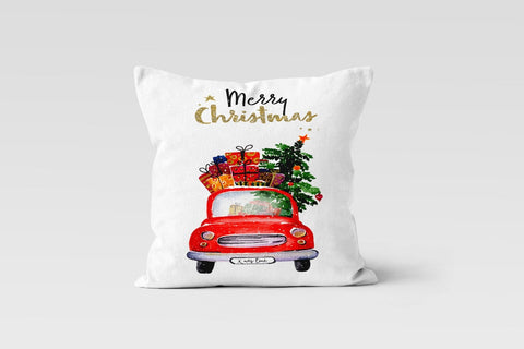 Christmas Pillow Covers|Very Merry Christmas Cushion Case|Decorative Winter Pillow|Xmas Home Decor|Xmas Gift Ideas|Happy New Year Pillow Top