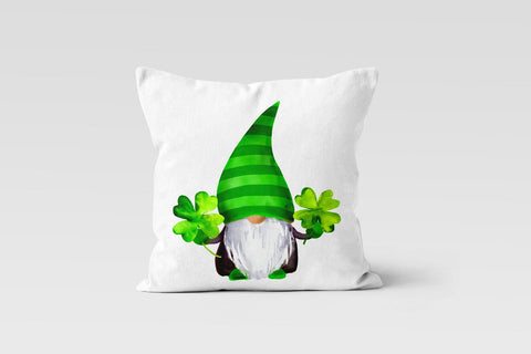Christmas Pillow Cover|Green Dwarf Santa Claus Xmas Decor|Decorative Winter Pillow Case|Xmas Throw Pillow|Gnome Pillow Cover|Outdoor Pillow