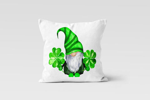Christmas Pillow Cover|Green Dwarf Santa Claus Xmas Decor|Decorative Winter Pillow Case|Xmas Throw Pillow|Gnome Pillow Cover|Outdoor Pillow