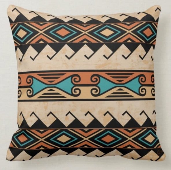 Pillow Cover 12x12|Aztec Collection|Pillow For Bedroom|Santa Fe Pillow|Outdoor Pillow Sham|Rug Pillow Covers|Pillow Cover 22x22|Boho Pillow