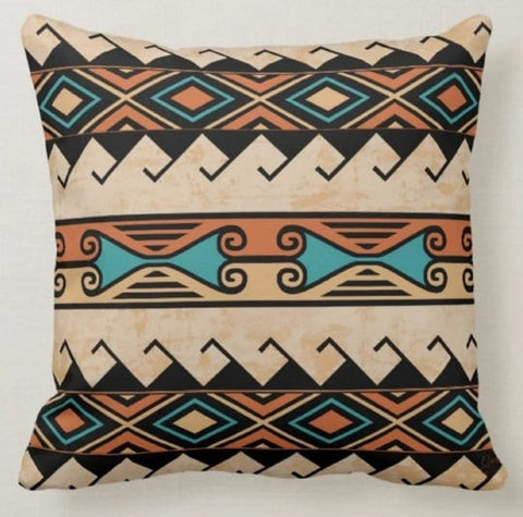 Pillow Cover 12x12|Aztec Collection|Pillow For Bedroom|Santa Fe Pillow|Outdoor Pillow Sham|Rug Pillow Covers|Pillow Cover 22x22|Boho Pillow