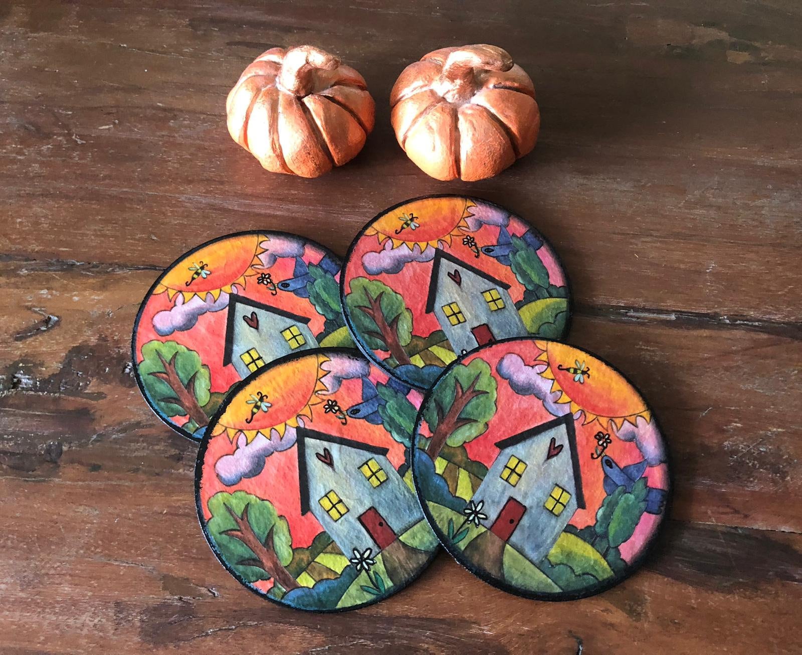 Art Kit: Wooden ornaments/coasters (shipping) - Akron ArtWorks