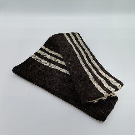 Vintage Kilim Pillow Cover|Turkish Kelim Cushion Case with Stripes|Ethnic Anatolian Throw Pillow Top|Farmhouse Handwoven Rug Cushion 16x16