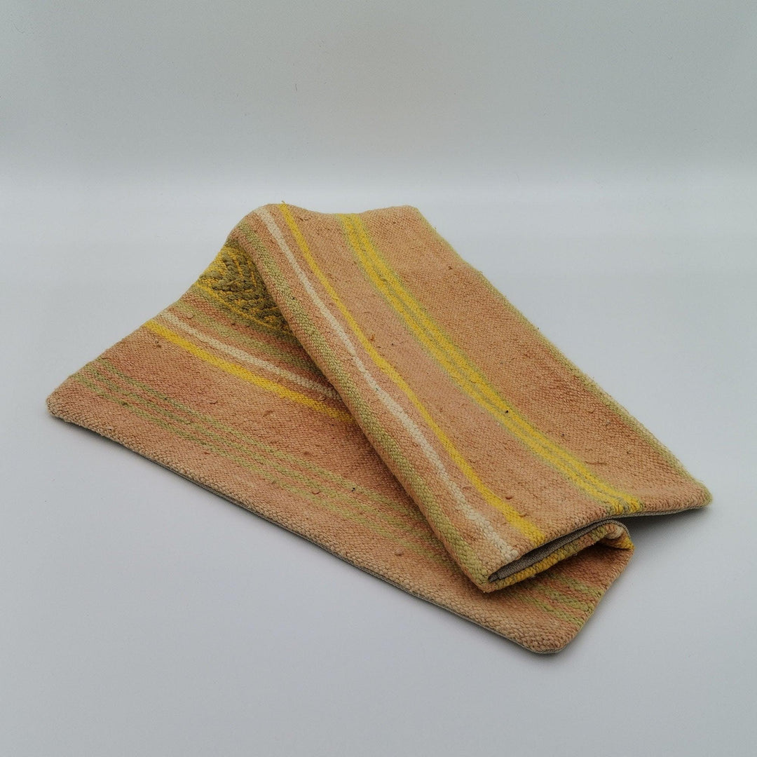 Turkish Kilim Pillow Cover|Soft Kelim Cushion Case|Vintage Throw Pillow Top|Handwoven Cushion Cover|Rug Design Ethnic Home Decor  16x16