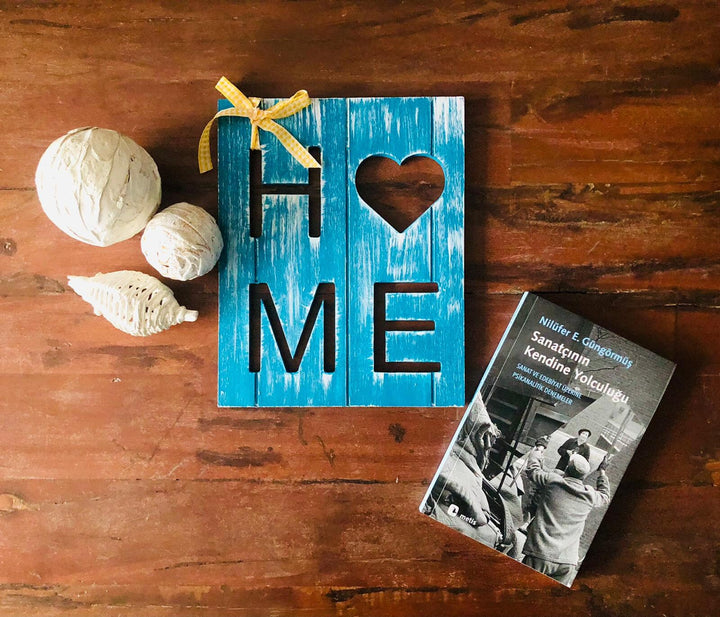 Hand Painted Home Decor|Heart Shaped Wooden Decor|Custom Table Decor|Acrylic Painting|Original Home Decor|Handmade Art|Housewarming Gift