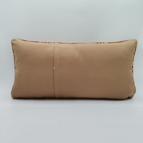 Turkish Kilim Pillow Cover|Geometric Rustic Lumbar Pillow Top|Vintage Kelim Cushion Case|Handwoven Cushion Case|Kilim Home Decor 16x1612x24