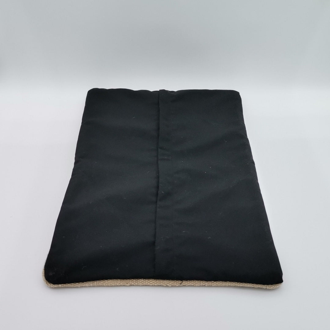 Hemp Pillow Cover|Beige Turkish Kelim Cushion Case|Soft Rug Lumbar Pillow Top|Handwoven Anatolian Home Decor|Vintage Cushion Cover 12x20