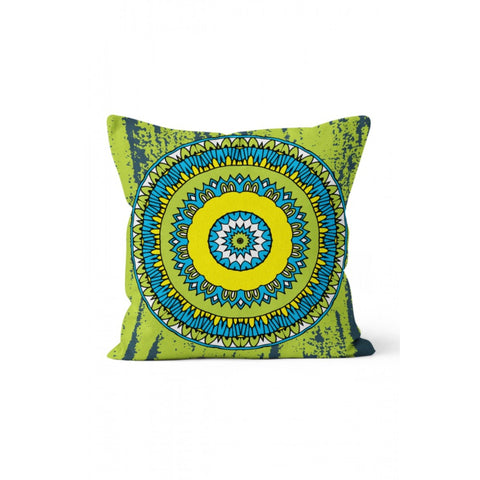 Psychedelic Pillow Cover|Geometric Cushion Cover|Abstract Yin Yang Home Decor|Mandala Design Pillow Case|Sacred Style Authentic Cushion Case