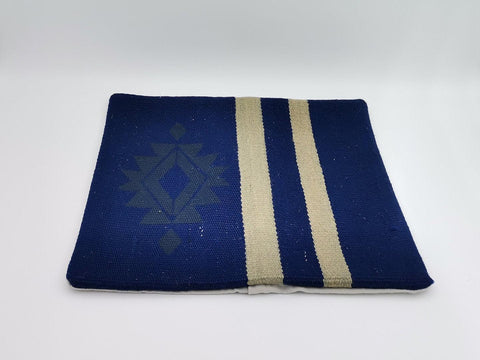 Vintage Kilim Pillow Cover|Turkish Kilim Pillowcase|Anatolian Throw Pillow with Stripes|Boho Bedding Decor|Handwoven Rug Cushion Case 16x16