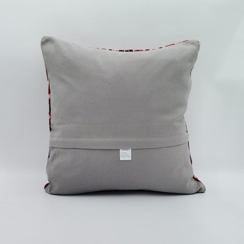 Vintage Kilim Pillow Cover|Turkish Kilim Cushion Case|Antique Ottoman Rug Throw Pillow Top|Cozy Home Decor|Handwoven Cushion Case 16x16