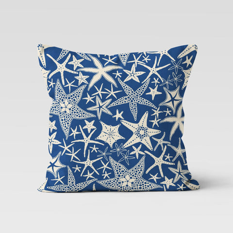 Beach House Pillow Case|Gray Starfish Cushion|Sailing Boat Pillow Top|Decorative Nautical Cushion|Coral Print Throw Pillowcase|Coastal Decor