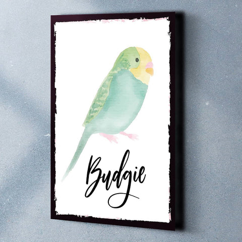 Bird Retro Poster|Bird Wall Art|Budgie, Canary Vintage Poster|Parrot, Hummingbird Decor|Bird Lover Gift|Nursery Wall Decor|Kid Room Decor