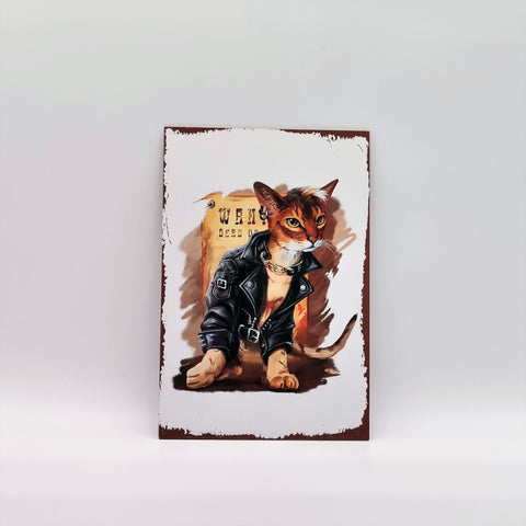 Cat Retro Poster|Cat Wall Art|Cute Cat Vintage Poster|Cat Lover Gift|Kid&