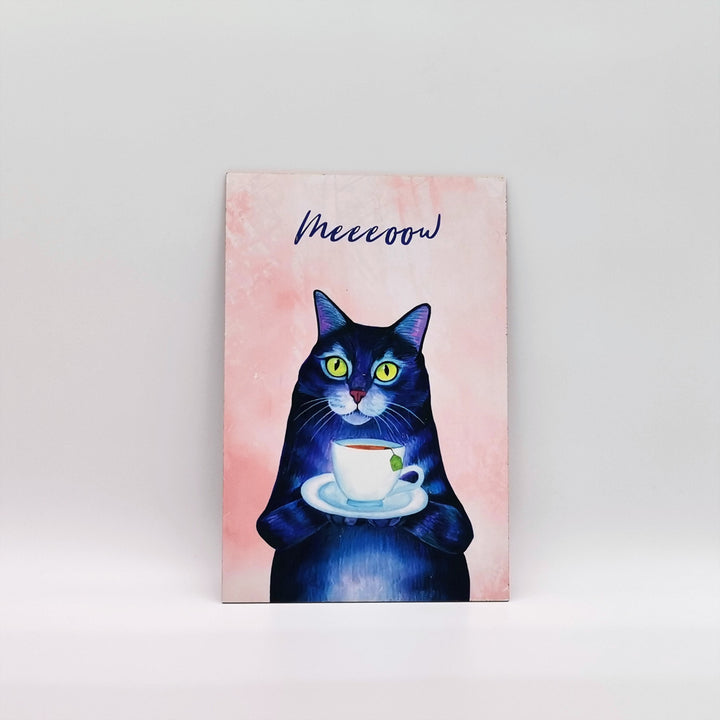 Cute Cat Vintage Poster|Cat Wall Art|Cat Retro Poster|Funny Cat Gift|Gift For Cat Lovers|Kid's Room Wall Decor|Nursery Animal Wall Decor