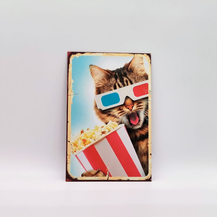 Cute Cat Vintage Poster|Cat Wall Art|Cat Retro Poster|Funny Cat Gift|Gift For Cat Lovers|Kid's Room Wall Decor|Nursery Animal Wall Decor