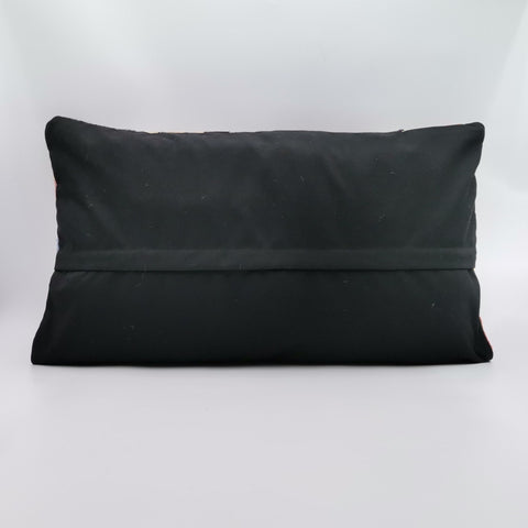 Vintage Kilim Pillow Cover|Ottoman Kilim Decor|Antique Farmhouse Lumbar Pillow Top|Handwoven Patchwork Rug Cushion|Cozy Home Decor 16x24