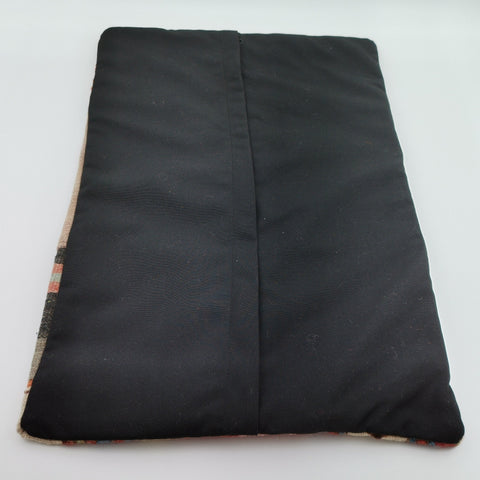 Turkish Kilim Pillow Cover|Handwoven Ottoman Lumbar Pillow Top|Vintage Kelim Cushion Cover|Geometric Cushion Case|Patchwork Home Decor 16x24