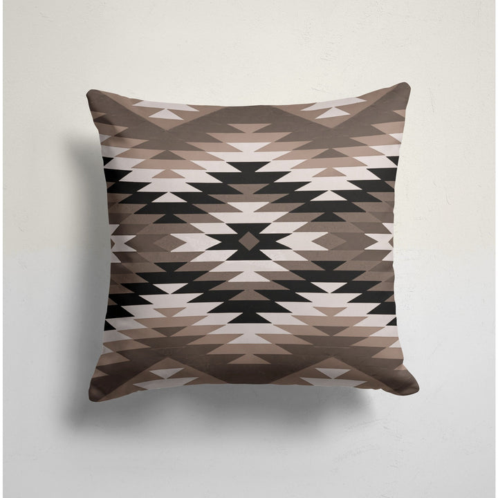 Rug Design Pillow Cover|Decorative Southwestern Cushion Case|Aztec Print Ethnic Home Decor|Farmhouse Style Geometric Throw Pillow Cover