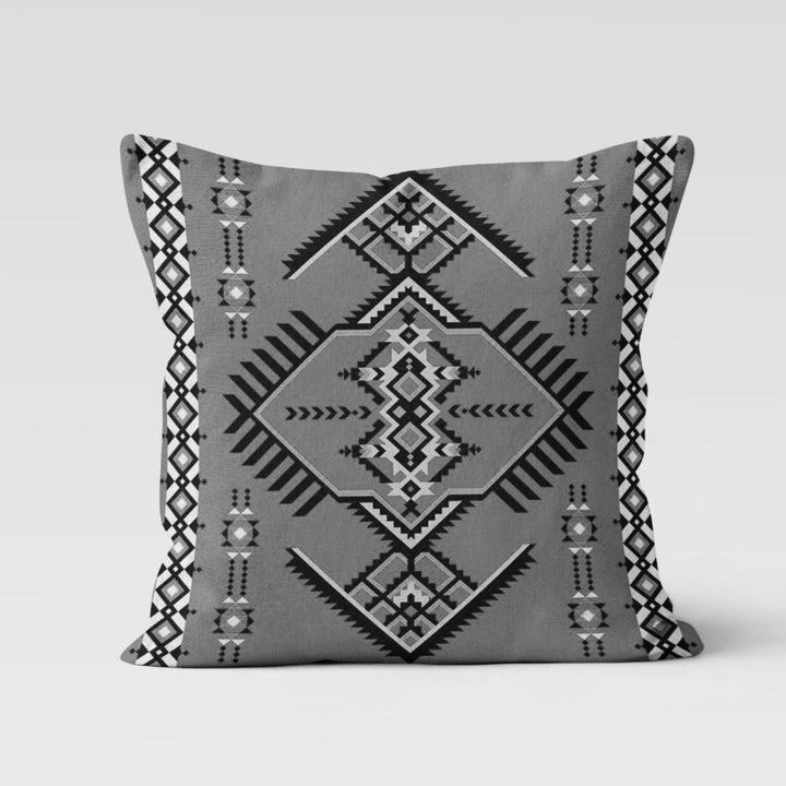 Rug Design Pillow Cover|Farmhouse Style Southwestern Cushion Case|Decorative Geometric Throw Pillowcase|Aztec Print Ethnic Living Room Decor