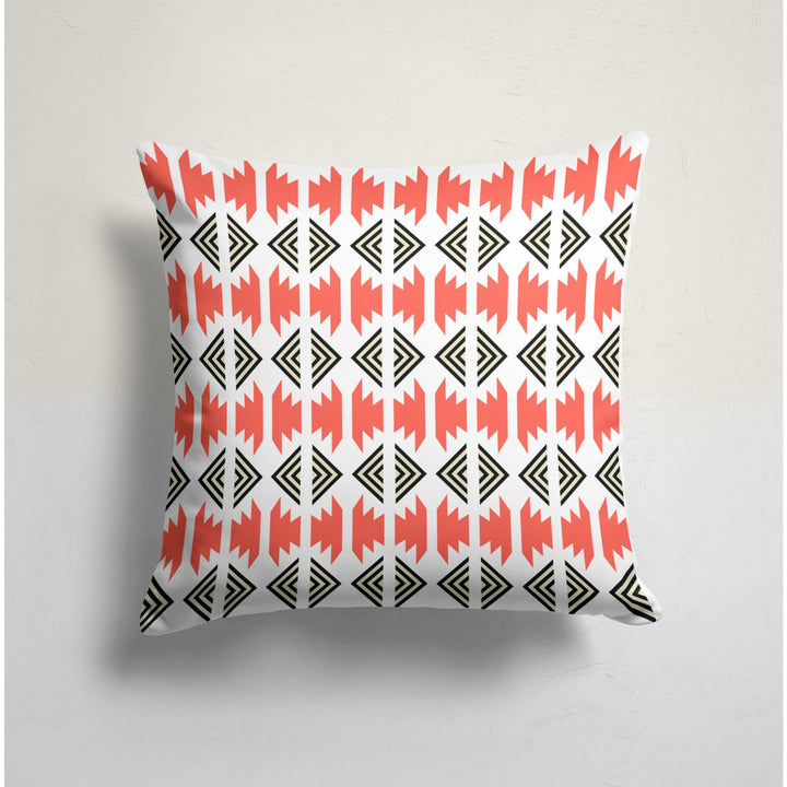 Rug Design Pillow Cover|Ethnic Print Living Room Decor|Decorative Southwestern Cushion Case|Farmhouse Style Geometric Throw Pillow Case