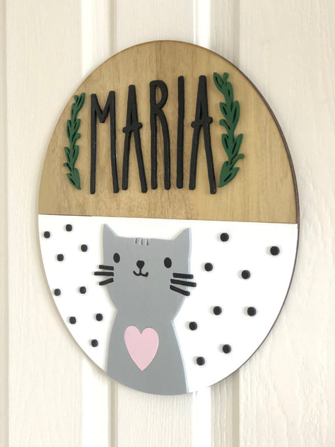 Personalized Kids Wall Decor|Door Wall Name Sign|Kids Room Door Decor|Kids Door Name Sign|Wooden Nursery Decor|Baby Shower Gift|New Mom Gift