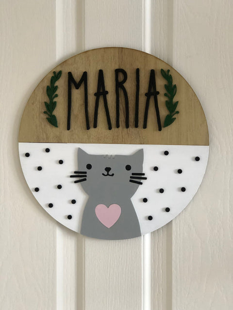 Personalized Kids Wall Decor|Door Wall Name Sign|Kids Room Door Decor|Kids Door Name Sign|Wooden Nursery Decor|Baby Shower Gift|New Mom Gift