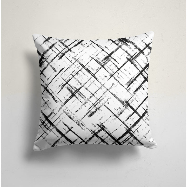Abstract Pillow Cover|Checkered Pale Color Pillow Case|Geometric Cushion Cover|Decorative Pillowcase|Boho Bedding Decor|Outdoor Cushion Case