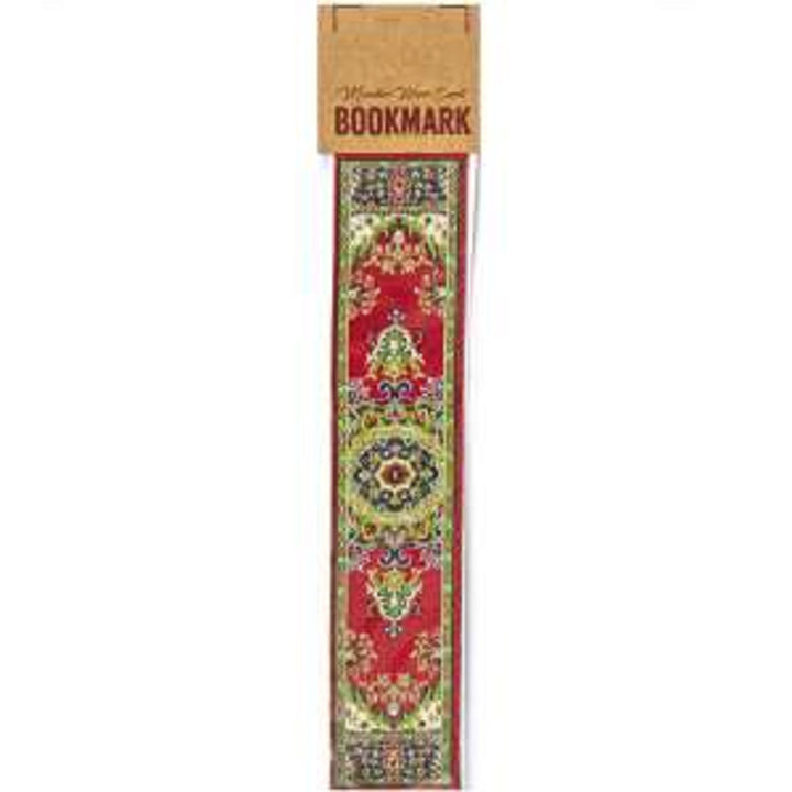 Set of 4 Woven Carpet Bookmark|Authentic Turkish Carpet Design Woven Bookmark|Traditional Rug Design Bookmark|Gift For Bookwoorm, Book Lover