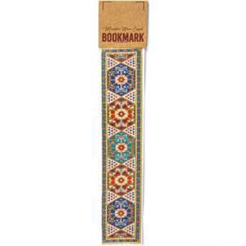 Set of 4 Traditional Rug Design Woven Bookmark|Carpet Bookmark|Authentic Turkish Carpet Pattern Bookmark|Gift For Bookwoorms|Book Lover Gift
