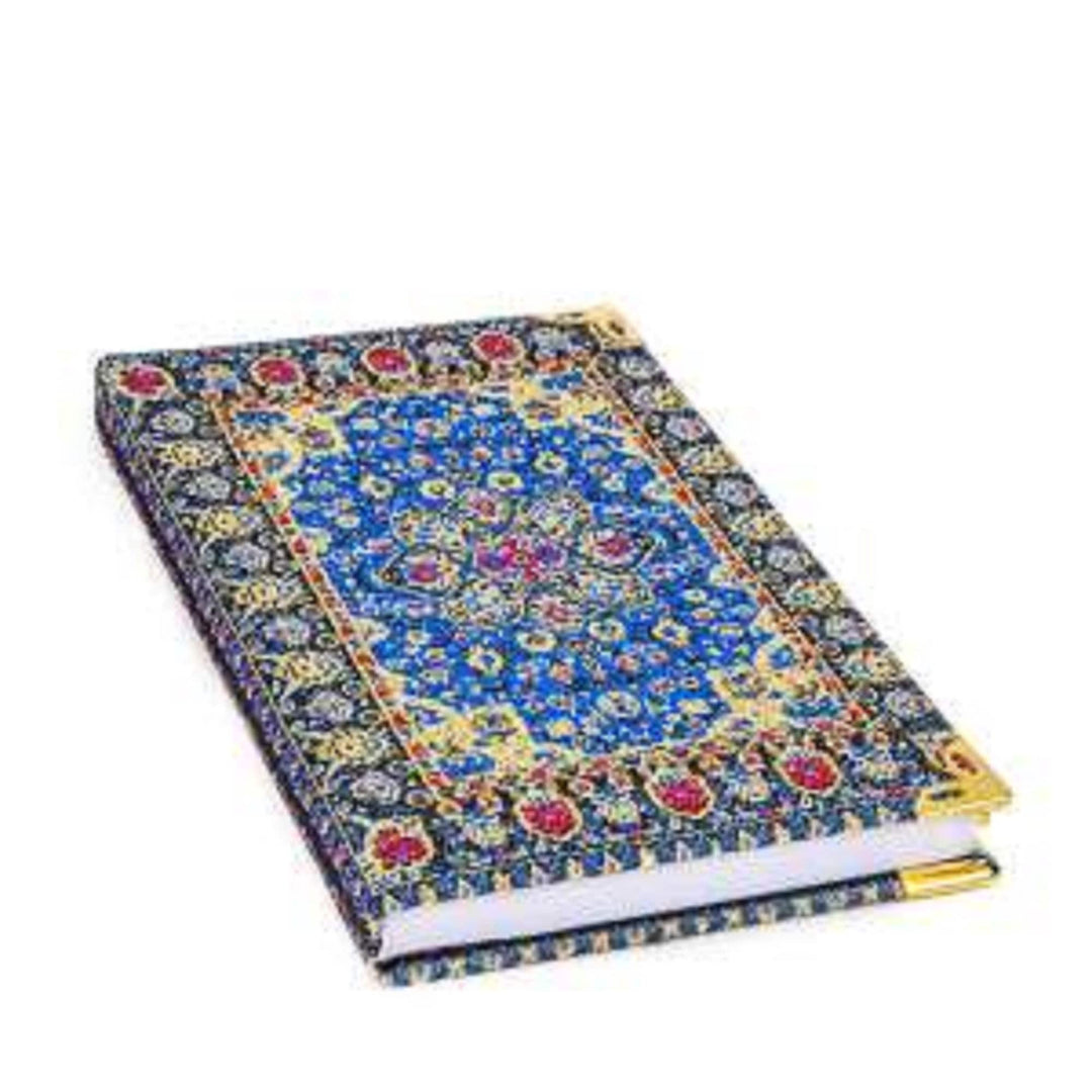 Authentic Carpet Design Woven Notebook|Fabric Journal in Turkish Carpet Style|Handy Notebook|Handmade Diary Notebook|Lined Traveler Notebook