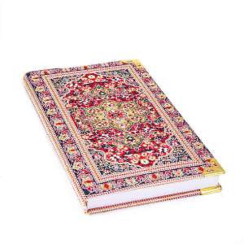 Handmade Fabric Journal|Kilim Pattern Woven Notebook|Handy Gift Notebook|Fabric Diary Notebook|Lined Traveler Notebook|Perfect Gift For Her