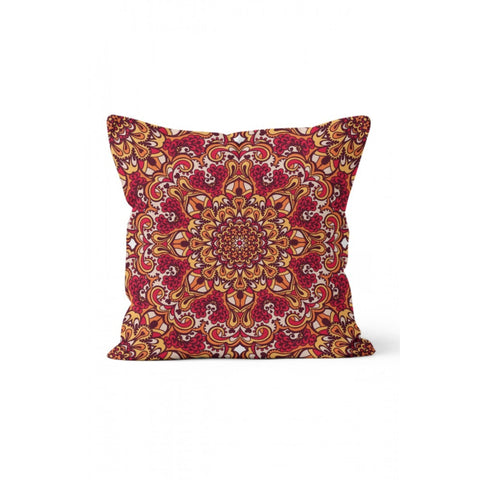 Mandala Pillow Cover|Geometric Design Cushion Case|Ethnic Delhi, Mumbai and Aztec Mandala Pillow Cover|Rustic Home Decor|Authentic Cushion