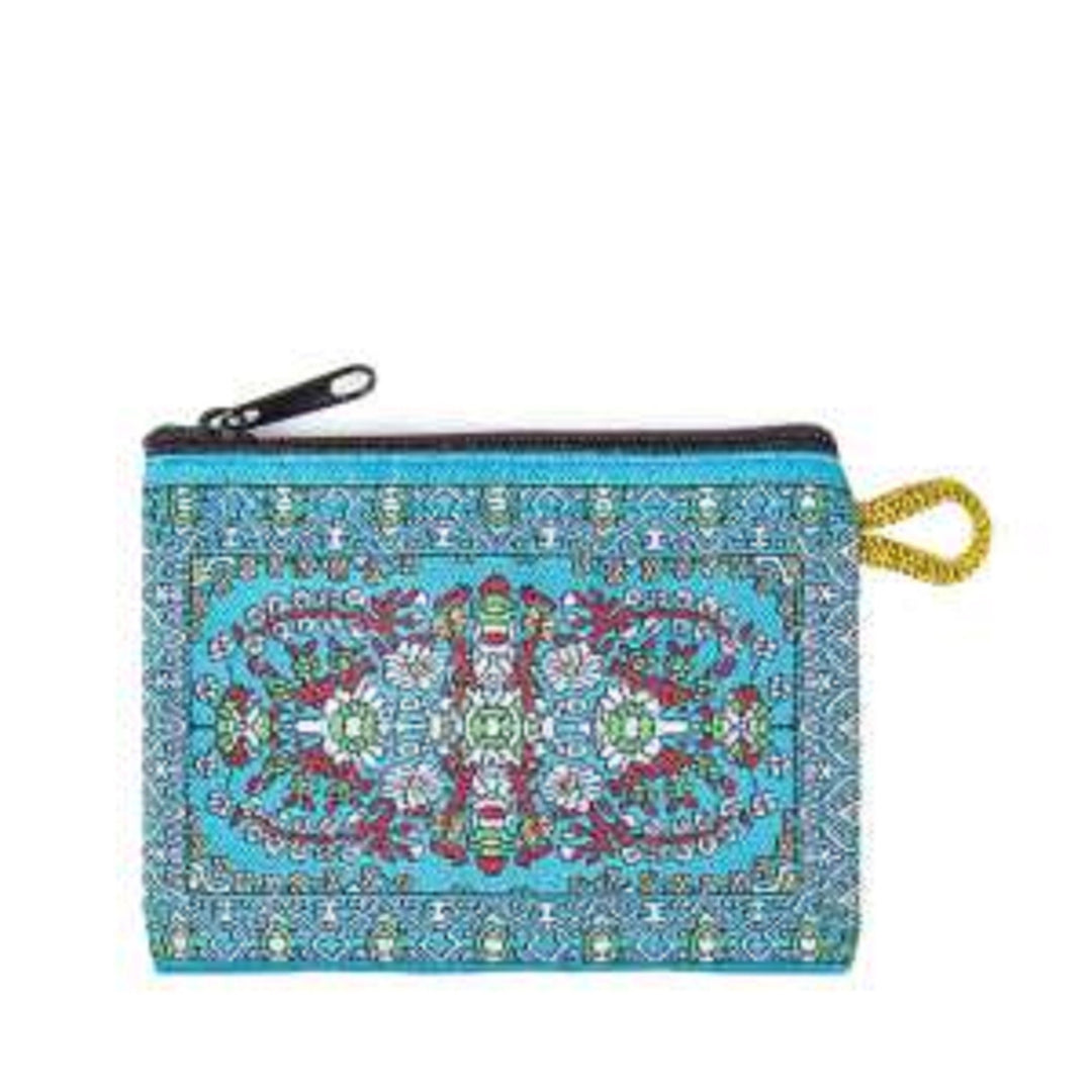 Set of 4 Small Money Purse|Small Bag Organizer|Girls Coin Purse|Coin Purse With Zipper|Small Carpet Bag|Woven Fabric Bag|Mother's Day Gifts