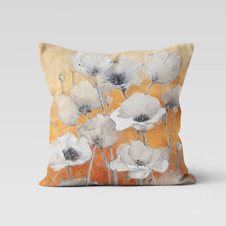 Floral Pillow Cover|Summer Trend Cushion Case|Decorative Throw Pillow Case|Flower Painting Home Decor|Housewarming Farmhouse Pillowcase