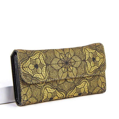 Boho Wallet with Carpet Pattern|Woven Folded Wallet|Women&