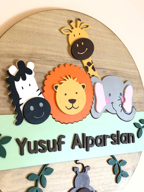 Personalized Wooden Wall-Door Hanging|Kids Door Name Sign|Wall Name Sign|Kids Wall Decor|Wooden Nursery Decor|Baby Shower Gift|New Mom Gift