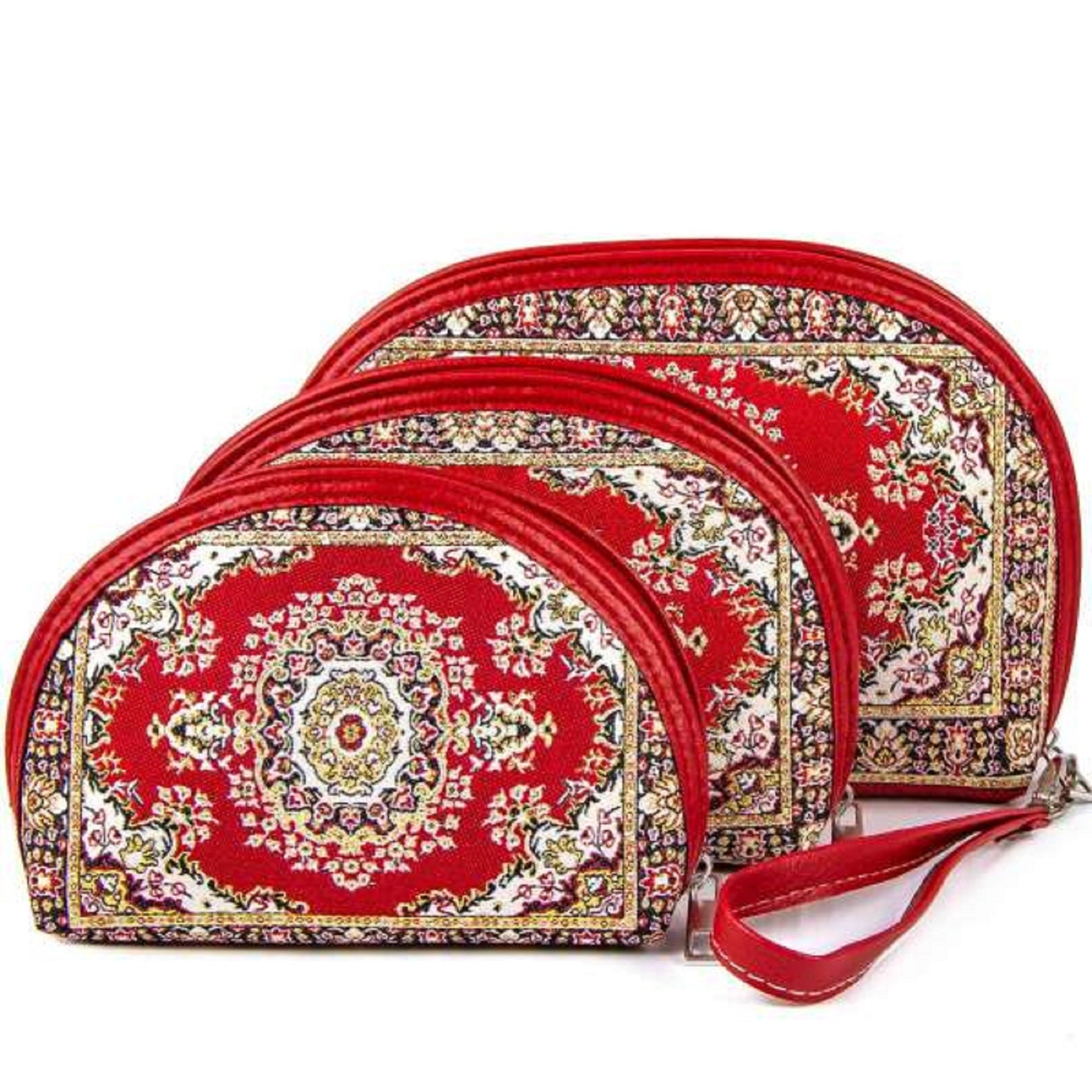 Handmade Zippered Makeup Bag Set – Akasia