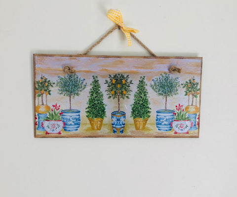 Lemon Tree Kitchen Decor|Garden Lemon Tree Fruit Wall Art|Kitchen Wall Art Hanging|Summer Wooden Decor Lemon Sign|Housewarming Gift For Her