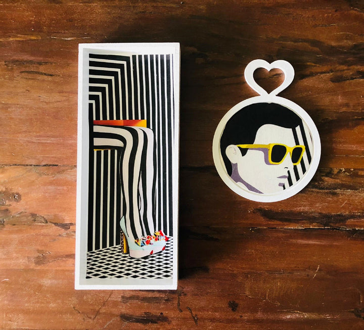 Set of 3 Fashion Woman Wall Decor|Wooden Modern Home Decor|Boho Woman Art|Hippie Girl Wall Art|Bedroom Wall Art|Housewarming Gift For Her