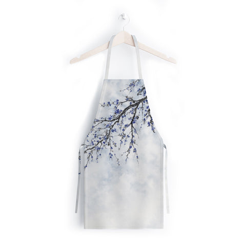 Floral Kitchen Apron|Floral Bird Print Cooking Apron with Adjustable Neck and Waist Strap|Summer Trend Cute Kitchen Gift For Him or Her