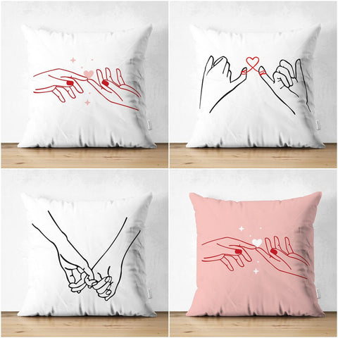 Onedraw Pillow Cover|Abstract Hand Drawing Cushion Case|Boho Pillowcase|Decorative Double-Sided Pillowtop|Minimalist Contemporary Cushion